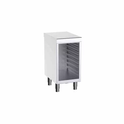 DISTFORM - Meuble central avec 1 support de glissières gastronorm 600x400 - 500x700x850