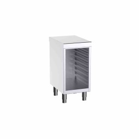 DISTFORM - Meuble central avec 1 support de glissières gastronorm GN 1/1 - 400x700x850