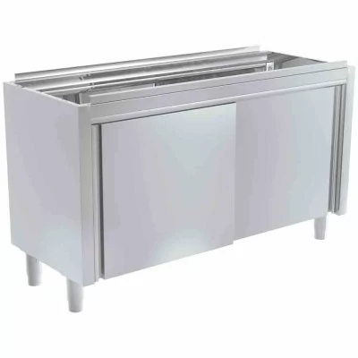 DISTFORM - Meuble portes coulissantes traversantes 1400x700x850
