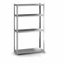 DISTFORM - Etagère inox 1 mm 1400x600x1700 mm omégas de renfort 6 niveaux