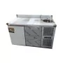 COLDLINE - Fin de série - Table réfrigérée 2 portes + dessus avec évier Prof 700