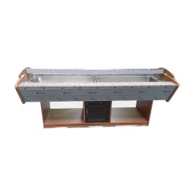 FURNOTEL - Déclassé - Buffet mixte central - 2 x 3 bacs GN1/1