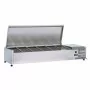 DIVERSO - Déclassé - Vitrine à ingrédients 5 x GN 1/3 & 1x GN 1/2-150 mm avec couvercle inox