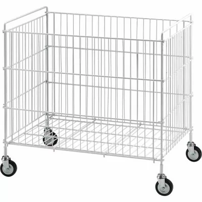 DIAMOND - Panier à linge sur roulettes, pliant L. 810 mm