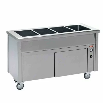DIAMOND - Élément bain-marie sur armoire chauffante 3 GN1/1