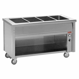 DIAMOND - Élément bain-marie sur armoire ouverte 3 GN1/1