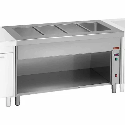 DIAMOND - Élément bain-marie sur meuble ouvert 2x GN1/1
