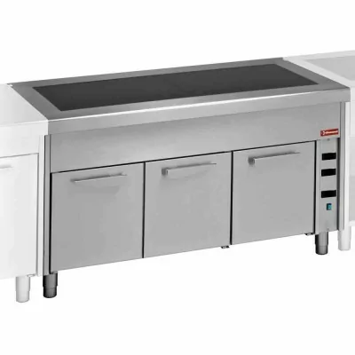 DIAMOND - Élément vitrocéramique sur armoire chauffante 4x GN1/1
