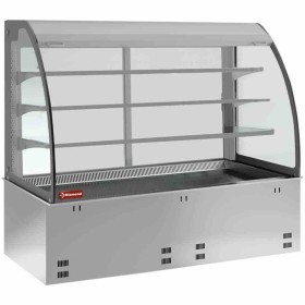 DIAMOND - Élément cuve/vitrine 3 niveaux ouverte (rideau), réfrigéré, ventilé, 5x GN1/1 (sans unité)