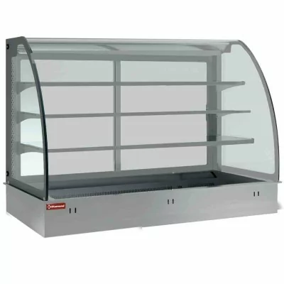 DIAMOND - Élément top/vitrine 3 niveaux fermée, réfrigéré, ventilé, 5x GN1/1 (sans unité)