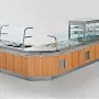 DIAMOND - Élément top/vitrine réfrigerée sur meuble ouvert 4x GN1/1