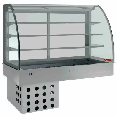 DIAMOND - Élément top/vitrine sur 3 niveaux fermée, réfrigéré, ventilé, 5x GN1/1