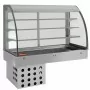DIAMOND - Élément top/vitrine sur 3 niveaux ouverte (rideau), réfrigéré, ventilé, 2x GN1/1