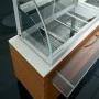 DIAMOND - Élément top/vitrine sur 3 niveaux ouverte (rideau), réfrigéré, ventilé, 4x GN1/1