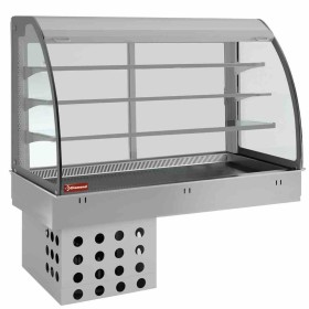 DIAMOND - Élément top/vitrine sur 3 niveaux ouverte (rideau), réfrigéré, ventilé, 5x GN1/1