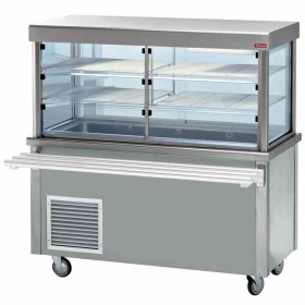 DIAMOND - Élément vitrine/top refrigéré sur armoire ouverte