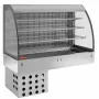 DIAMOND - Mural avec top/vitrine sur 3 niveaux ouverte (rideau), réfrigéré, ventilé, 4x GN1/1