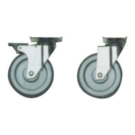 DIAMOND - Kit de 4 roues, 2 avec freins