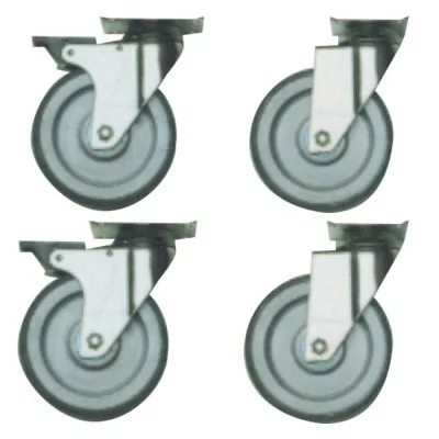 DIAMOND - Kit 4 roues, 2 avec freins