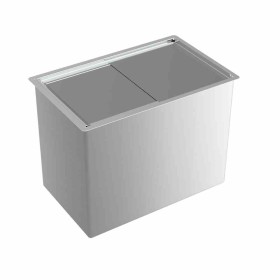 COMBISTEEL - Bac à glace encastrable inox 485 x 305 x 365 mm