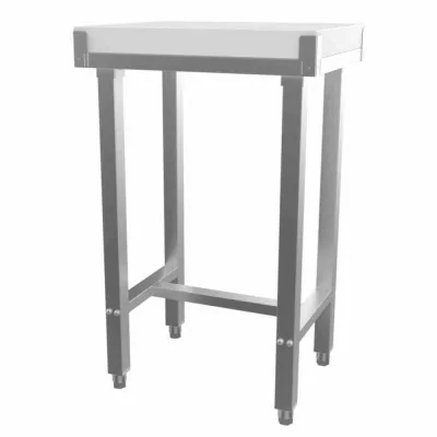 COMBISTEEL - Billot bloc de découpage en polyéthylène 80 mm épaisseur 500 x 400 mm