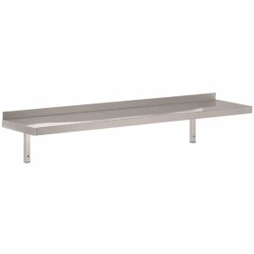 COMBISTEEL - Étagère murale en inox inclus consoles 1200 x 400 x 320 mm