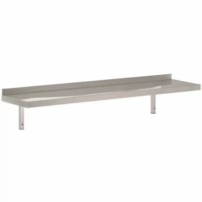 COMBISTEEL - Étagère murale en inox inclus consoles 1200 x 400 x 320 mm