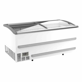 COMBISTEEL - Congélateur bahut blanc pour supermarché dégivrage manuel 870 L