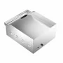 COMBISTEEL - Plaque grille électrique inox lisse 360 x 450 x 220 mm