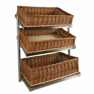 COMBISTEEL - Corbeille à pain étagère 3 haut modèle large inclus paniers
