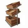 COMBISTEEL - Corbeille à pain étagère 3 haut modèle large inclus paniers