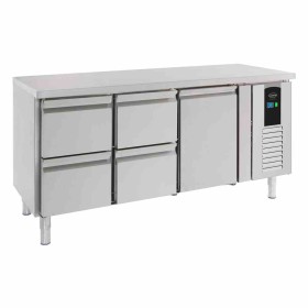 COMBISTEEL - Table réfrigérée positive 1 porte et 4 tiroirs ENERGY LINE L. 1795 mm P. 700 mm