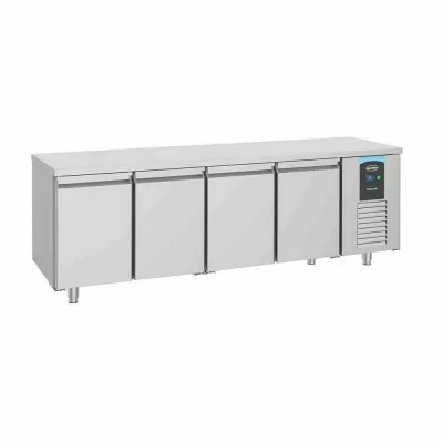 COMBISTEEL - Table réfrigérée positive 4 portes ENERGY LINE L. 2330 mm P. 700 mm