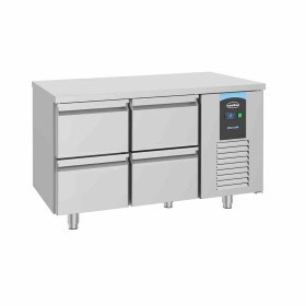 COMBISTEEL - Table réfrigérée positive 4 tiroirs ENERGY LINE L. 1400 mm P. 700 mm