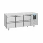 COMBISTEEL - Table réfrigérée positive 6 tiroirs ENERGY LINE L. 1865 mm P. 700 mm