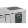 COMBISTEEL - Table réfrigérée positive plonge 3 portes L. 2020 mm P. 700 mm