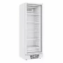 COMBISTEEL - Congélateur 1 porte en verre blanc 382 L