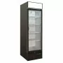 COMBISTEEL - Congélateur 1 porte en verre noir 460 L