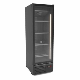 COMBISTEEL - Congélateur 1 porte en verre noir 500 L