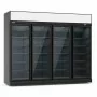 COMBISTEEL - Réfrigérateur 4 portes en verre noir 2060 L
