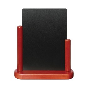 SECURIT - Déclassé - Ardoise de table finition acajou 280 x 200 mm