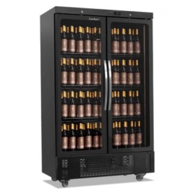 EBERHARDT - Déclassé - Cave à vins de service double porte vitrée 280 bouteilles