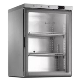 EBERHARDT - Déclassé - Armoire compacte négative inox porte vitrée 120 litres