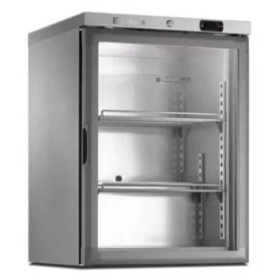 EBERHARDT - Déclassé - Armoire compacte négative inox porte vitrée 120 litres