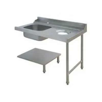 ELETTROBAR - Déclassé - Table de prélavage pour machines à paniers 500 x 500 ou 600 x 500