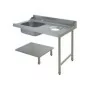 ELETTROBAR - Déclassé - Table de prélavage pour machines à paniers 500 x 500 ou 600 x 500