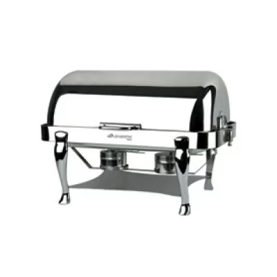 DIAMOND - Fin de série - Set deux soupières chauffées bain marie avec plaque électrique réglable