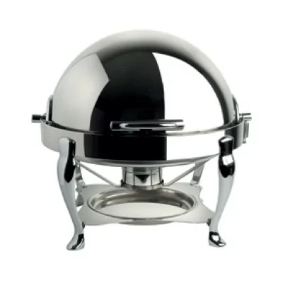 DIAMOND - Fin de série - Réchaud rond inox, couvercle "roll-top", GN 1/1-65 mm