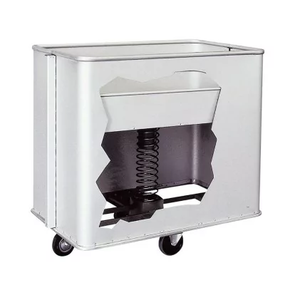 TECNOX - Déclassé - Chariot blanchisserie à fond mobile 30-35 kg disposition des roues 2+2 223L