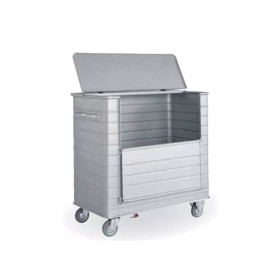 TECNOX - Déclassé - Chariot ouverture 2/3 pare-chocs alliage léger et robinet de vidange 714 L